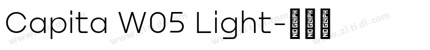 Capita W05 Light字体转换